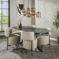 Table en céramique design 180 cm GALWAY