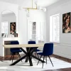 Table extensible en chêne blanc bords naturels 200 cm ETNA