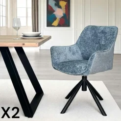 Table extensible en chêne blanc avec bords naturels 240 cm PALERME