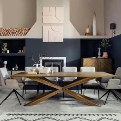Table mikado en chêne 240 cm MANHATTAN