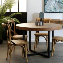Table Repas Extensible Bois recyclé 180/240x90x77cm BRISBANE