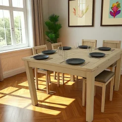 TABLE REPAS EXTENSIBLE 100/200CM ATTAN