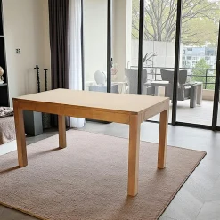 Table repas extensible hévéa 140/230cm OLGA