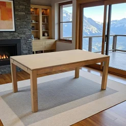 Table repas extensible hévéa 180/260cm HELENA