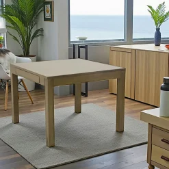 Table repas extensible hévéa 100/176cm (ouverture Papillon) OLGA