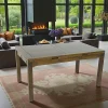 Table repas extensible hévéa 150/230cm TESSA