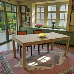 Table repas hévéa 180x90cm HELENA