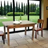 Table repas italienne hévéa 125-195cm TRADITION
