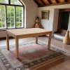 Table repas rectangle extensible 150-250cm hévéa ATTAN