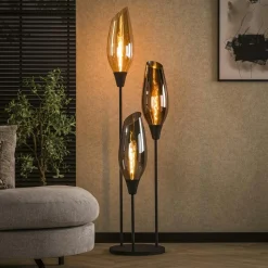 Tableau abstrait – tons noir, taupe et blanc (set de 2)