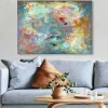 Tableau abstrait coloré – peinture moderne sur toile