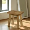 Tabouret en teck recyclé - 45 cm, ARIZONA