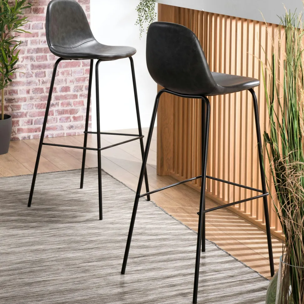 Étagère murale effet bois clair avec retour (lot de 2) MARFA