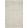 Tapis beige – motif art déco en relief, 120x180 cm ISTANBUL