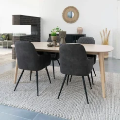 Tapis écru en laine tressée main 160x230 cm FEZ