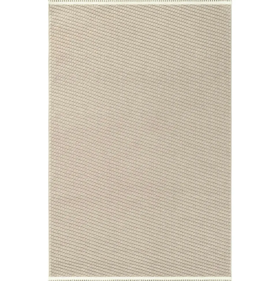 Tapis de salon crème – tissage texturé, 120x180 cm ISTANBUL