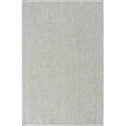 Tapis de salon gris – boucles en relief 120x180 cm ISTANBUL