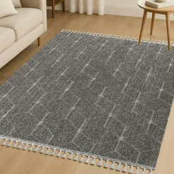 Tapis de salon gris – effet 3D, 120x180 cm ISTANBUL