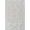 Tapis de salon gris – motif carré, 120x180 cm ISTANBUL
