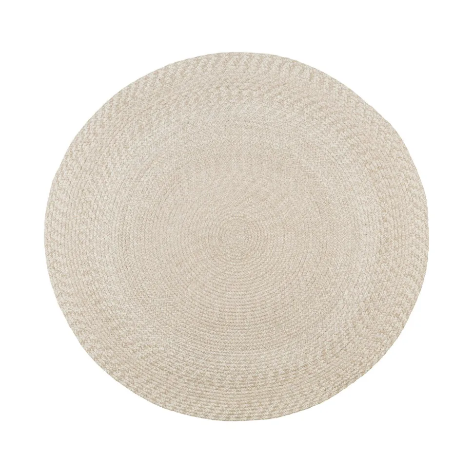 Tapis d'extérieur en plastique recyclé - teinte sable MENDOZA