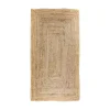 Tapis en jute tressée 135 cm - format rectangulaire, esprit bohème FEZ