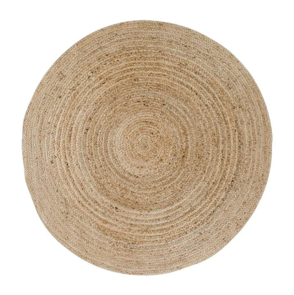 Tapis en jute tressée 135 cm - format rectangulaire, esprit bohème FEZ