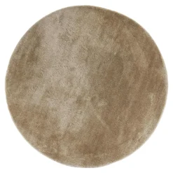 Tapis moderne blanc et brun tufté main motif vague 200x300 cm FEZ