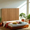Tête de lit moderne bois – structure baguette, 165 cm IENA