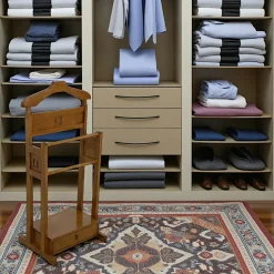 Valet de chambre 1 tiroir hévéa 50x36x100cm TRADITION