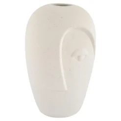 Vase décoratif en céramique motif visage